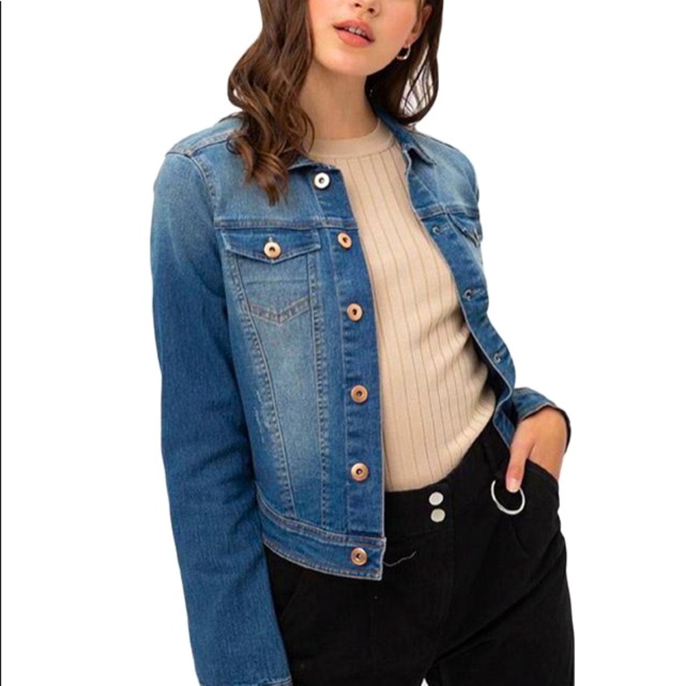 Love Tree Jean Jacket